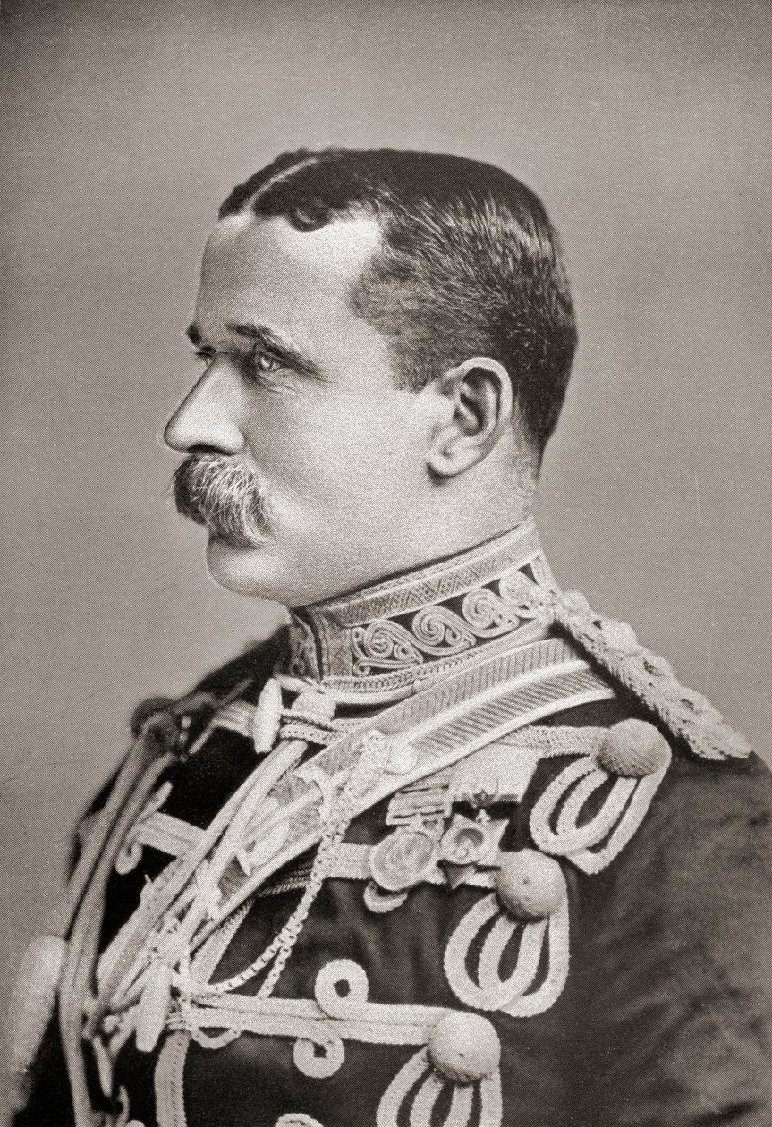 John Denton Pinkstone French, dal libro South Africa and the Transvaal War di Louis Creswicke, pub. 1900 da Unknown