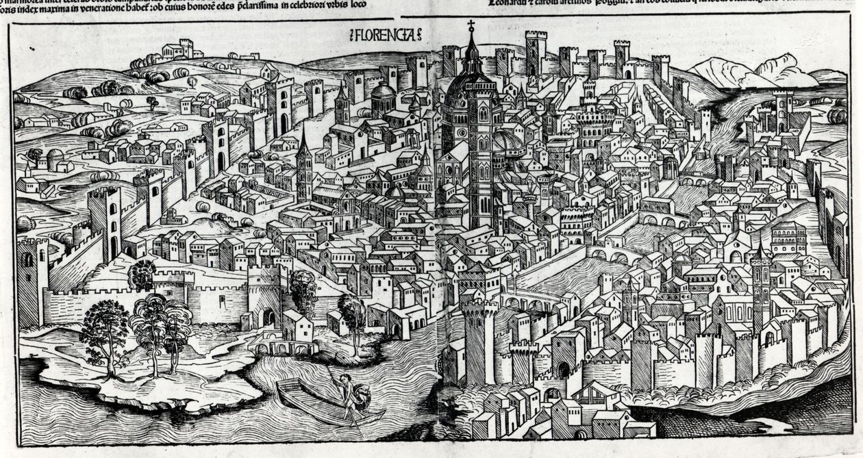 Firenze nel 1470 da Unknown artist