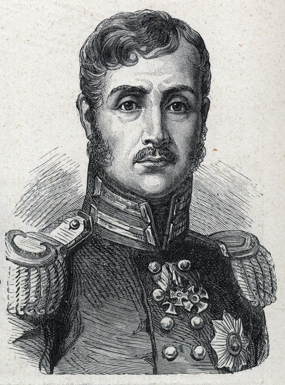 Federico Guglielmo III di Prussia - Ritratto di Federico Guglielmo III di Prussia (1770-1840) re di Prussia da Unknown artist