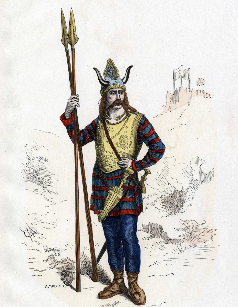 Capo gallico prima della conquista romana - in 