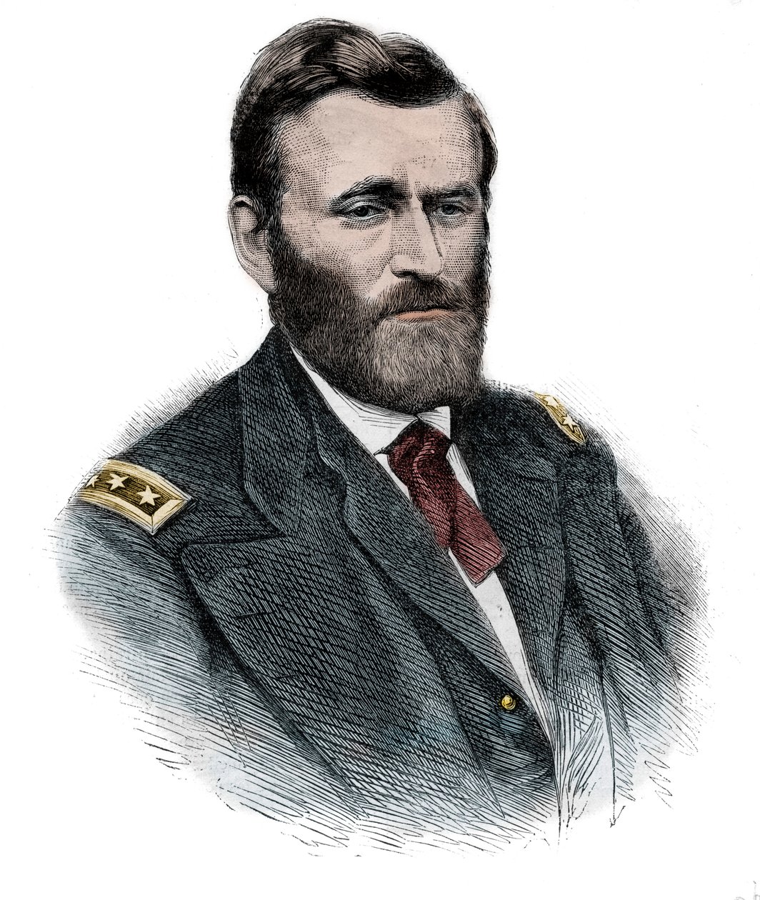 Ritratto del generale nordista Ulysses Simpson Grant (1822-1885) da Unknown artist