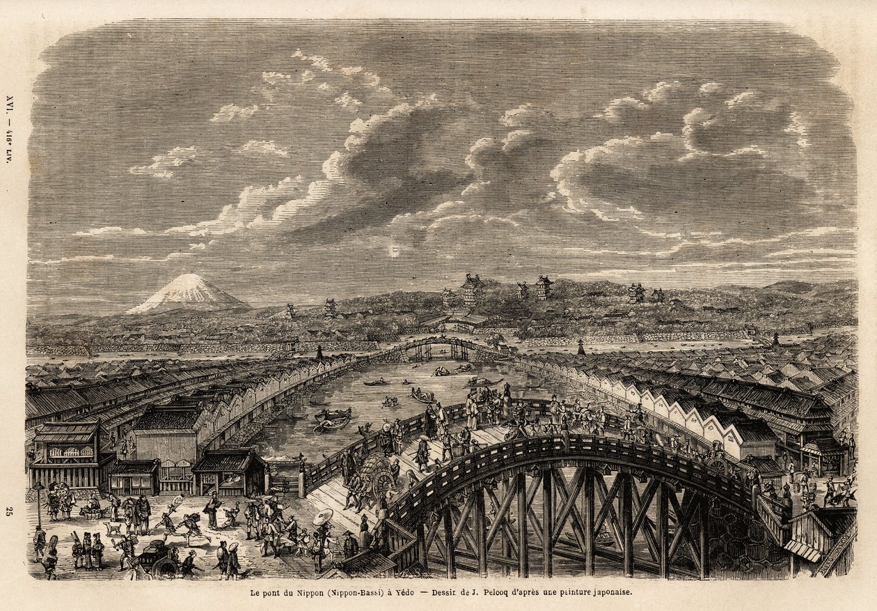 Veduta generale di Yedo (o Edo, l