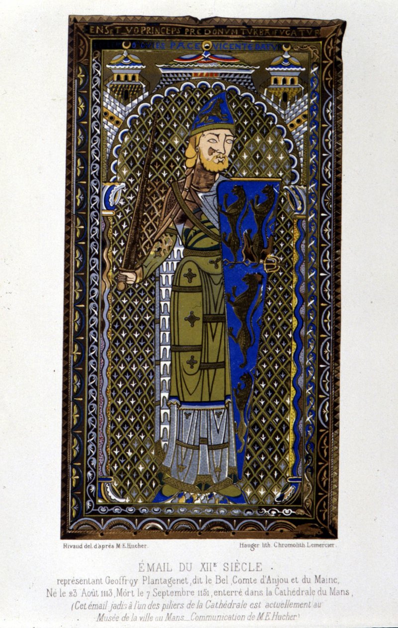 Geoffroy Plantagenet - smalto da Unknown artist