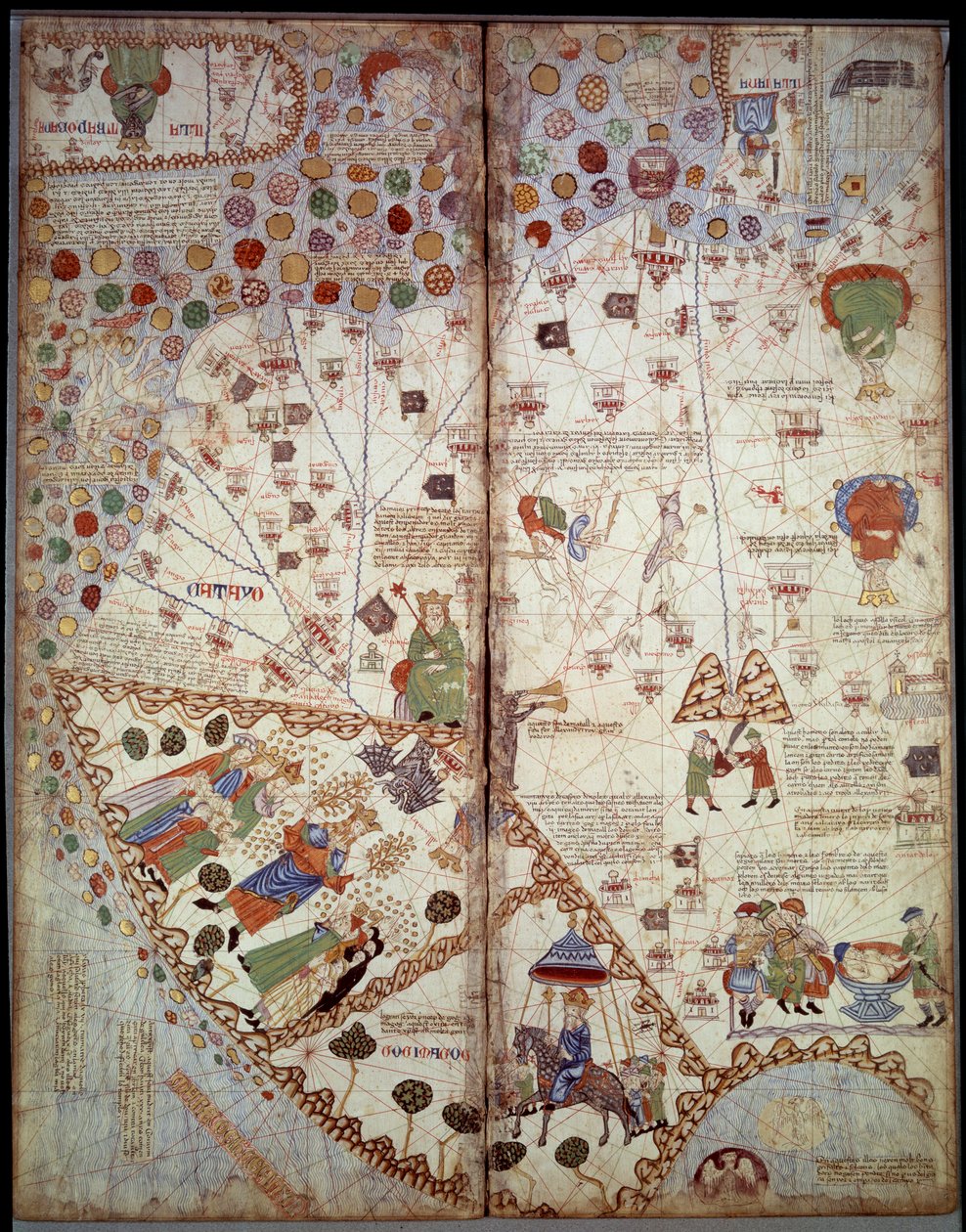 Mappa geografica: Cina, Valle del Gange, Sumatra, Ceylon da Unknown artist