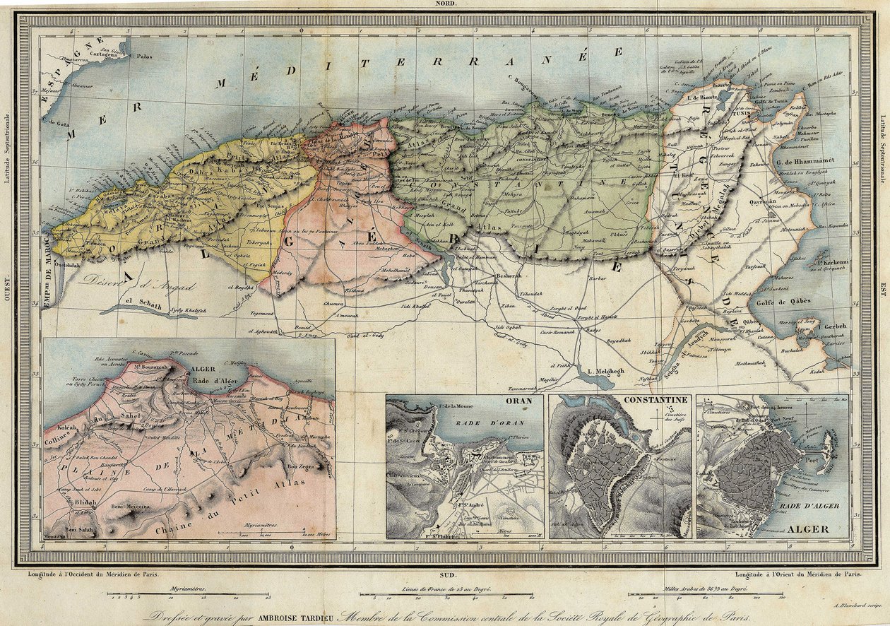 Carta geografica dell
