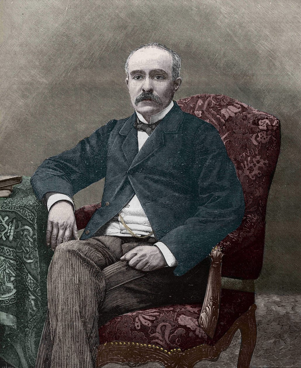 Georges Clemenceau (1841-1929), politico francese nel 1885 da Unknown artist