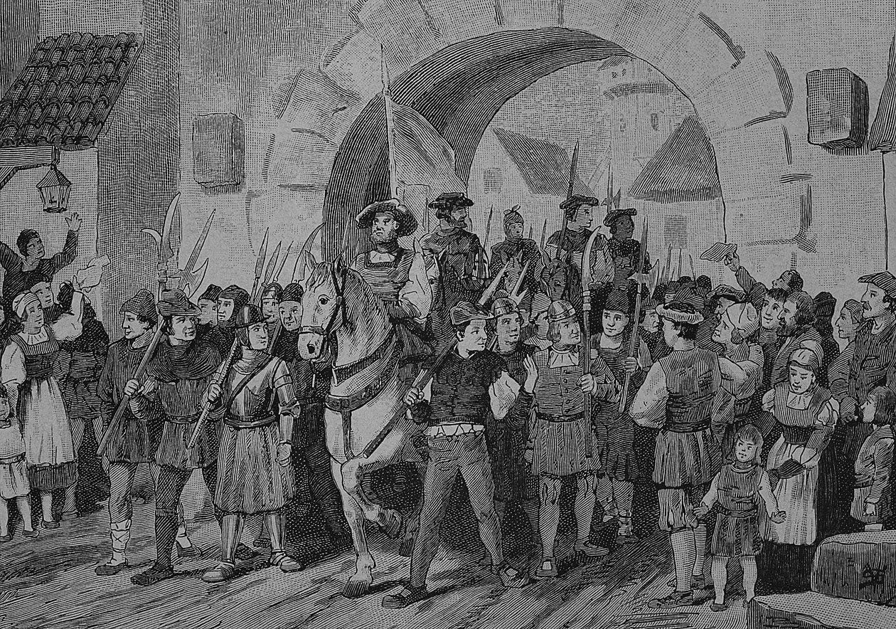 Guerra dei contadini tedeschi (1524-1526): Il Fohnlein di Heilbronn si disimpegna da Unknown artist