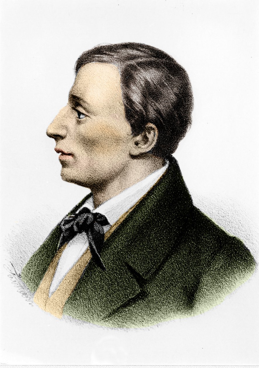 Giacomo Leopardi (1798 - 1837) da Unknown artist