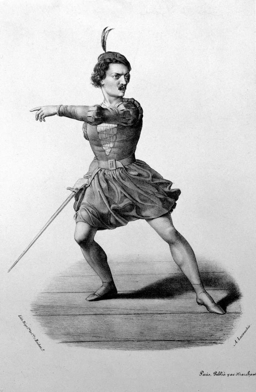 Gilbert-Louis Duprez nel ruolo di Arnoldo nell