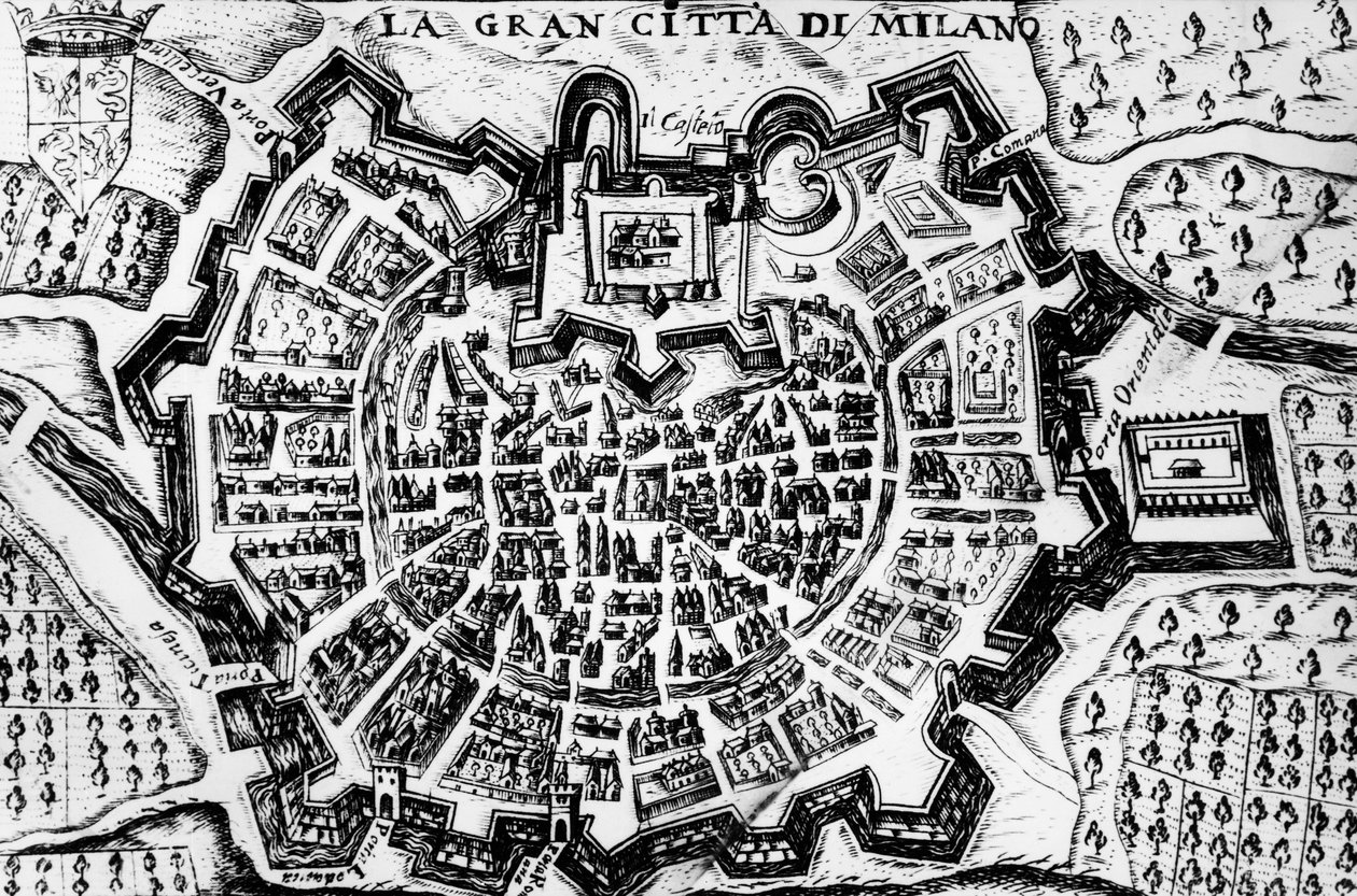Grande città di Milano da Unknown artist
