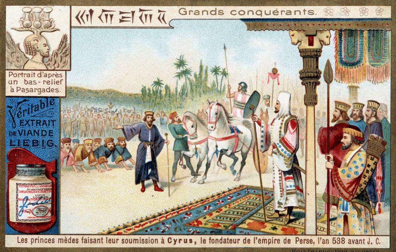 Grandi conquistatori: i principi Medi che si sottomettono a Ciro II il Grande (559-529 a.C.), fondatore dell