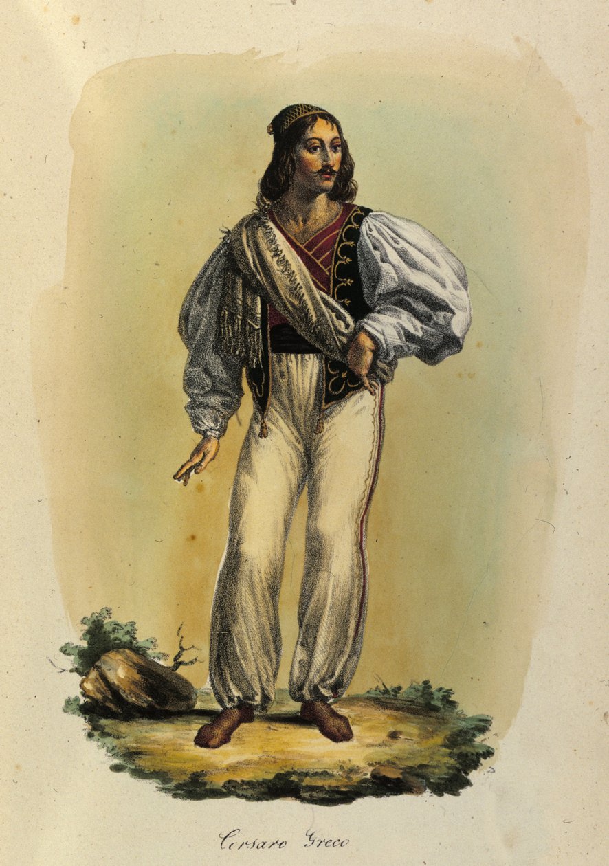 Pirata greco del XVIII secolo da Unknown artist