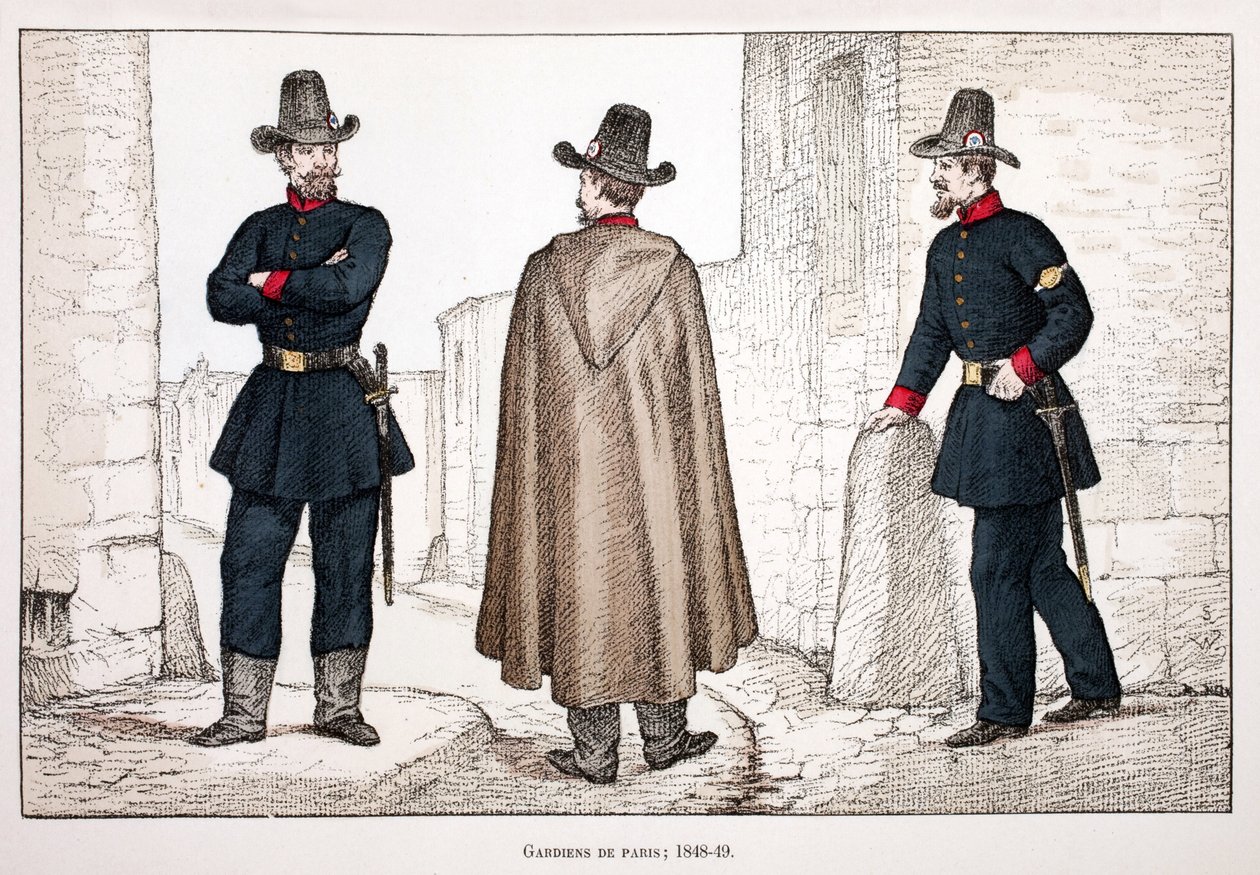 Guardiani della Pace (1848-1849) da Unknown artist