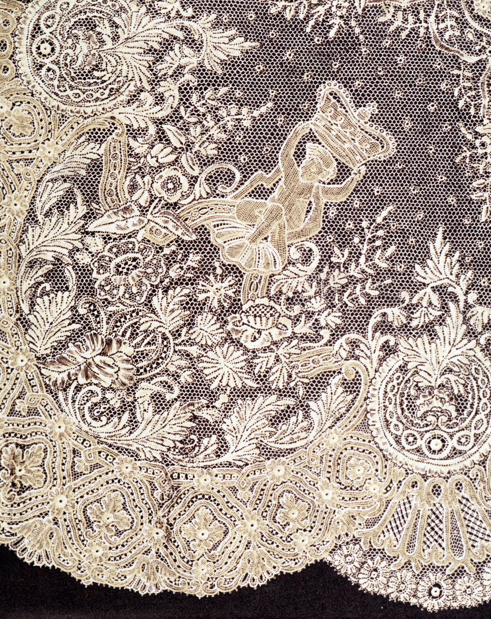 Fazzoletto in pizzo di Bruxelles da Unknown artist