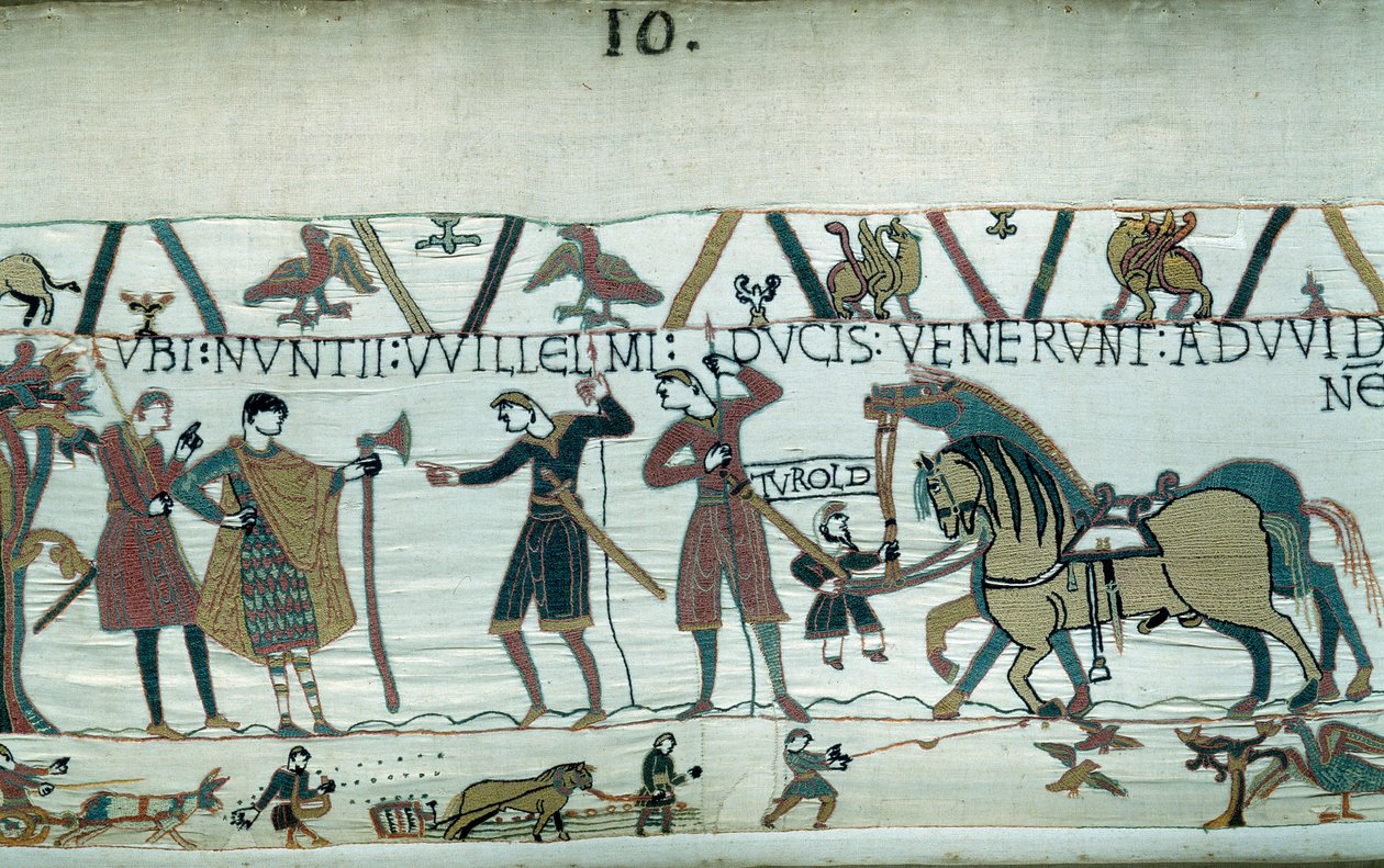 Harold, che venne a informare il Duca di Normandia Guglielmo il Conquistatore (1027-1087) che sarebbe stato il successore al trono d