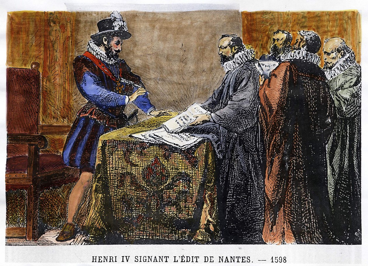 Enrico IV (1553 - 1610) firmò l