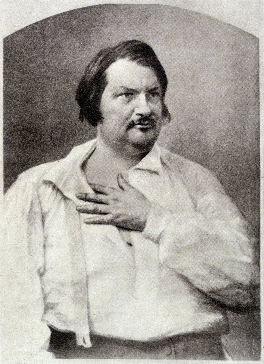 Honoré de Balzac, circa 1850 da Unknown artist