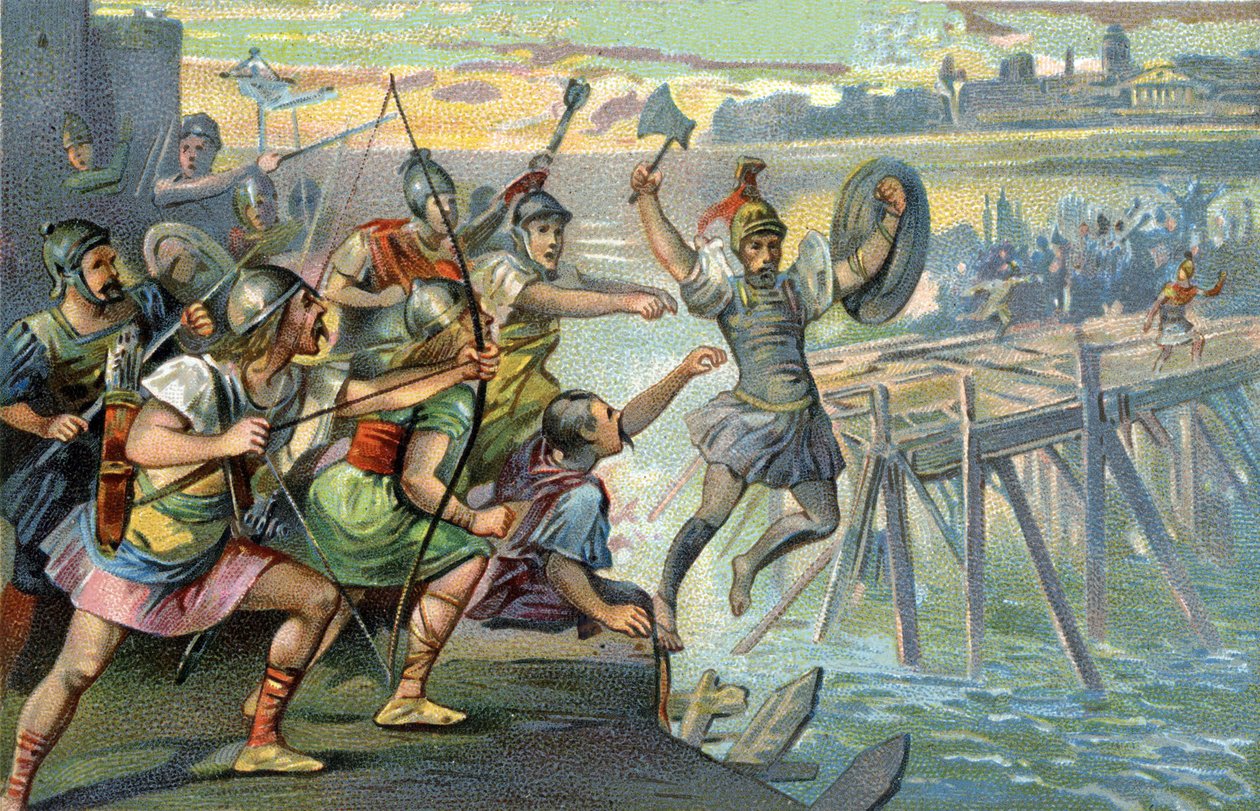 Orazio Coclite, eroe leggendario che difende l