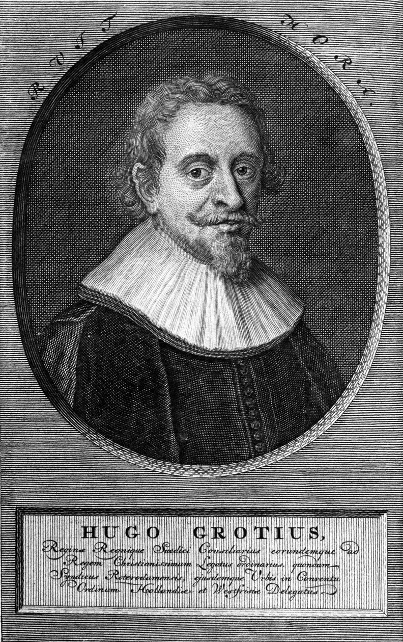 Hugo Grotius, avvocato e diplomatico olandese da Unknown artist