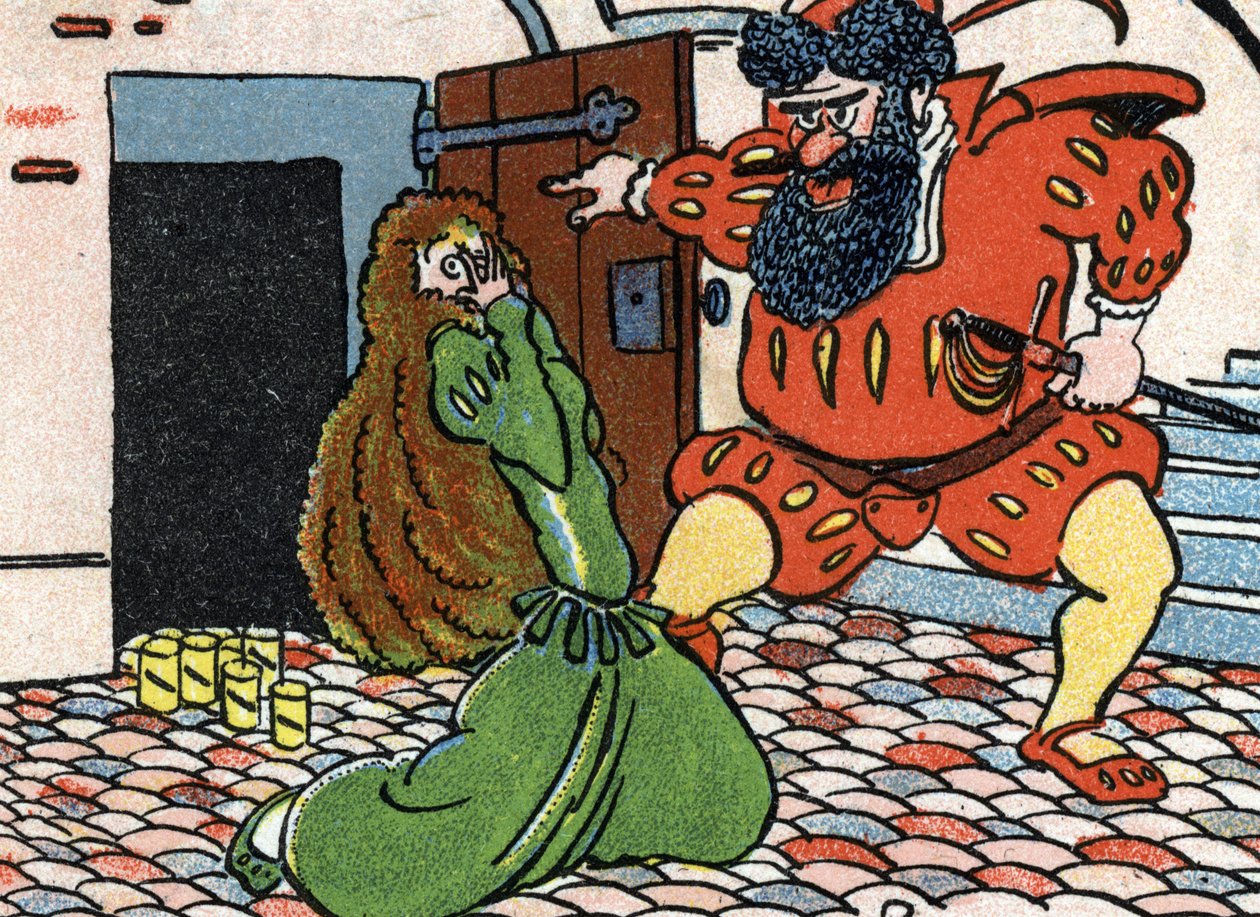 Illustrazione per "Barbablù da Unknown Artist