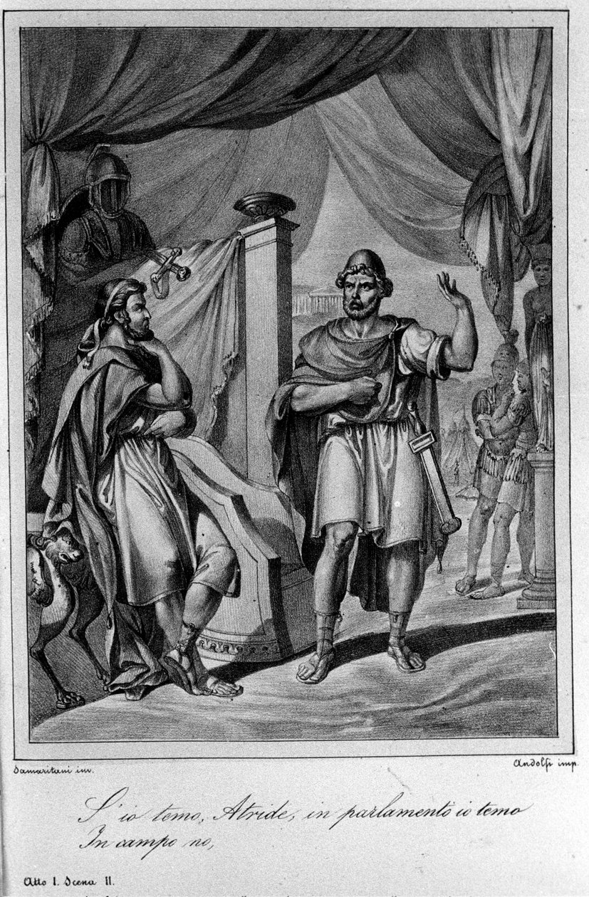Illustrazione per la Scena 2 dell