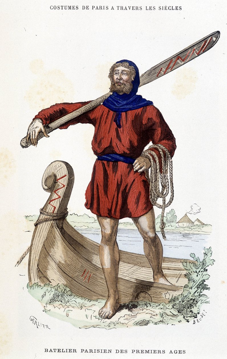 A Parigi attraverso i secoli di Knee-Lac da Unknown artist