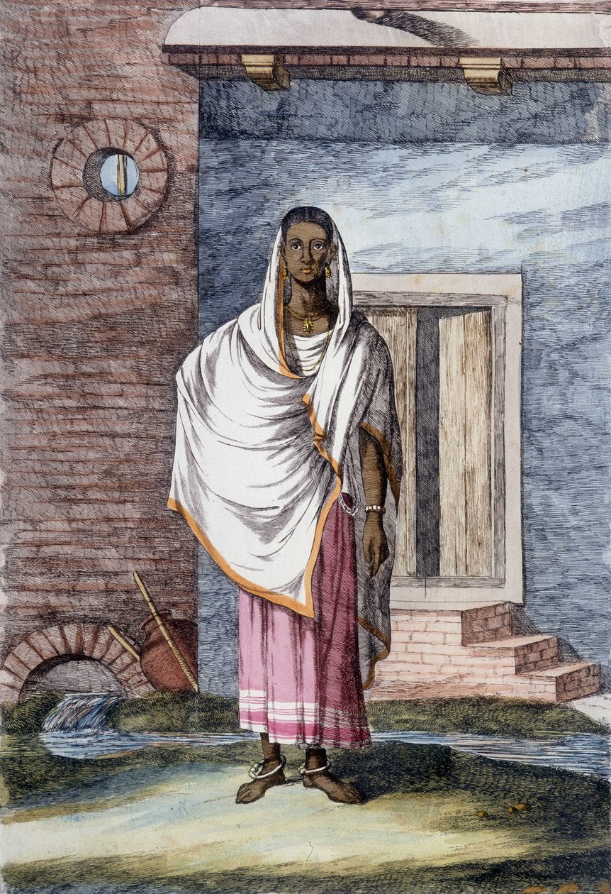 Cultura e civiltà indiana: Hidjera, ballerina in India. da Unknown artist