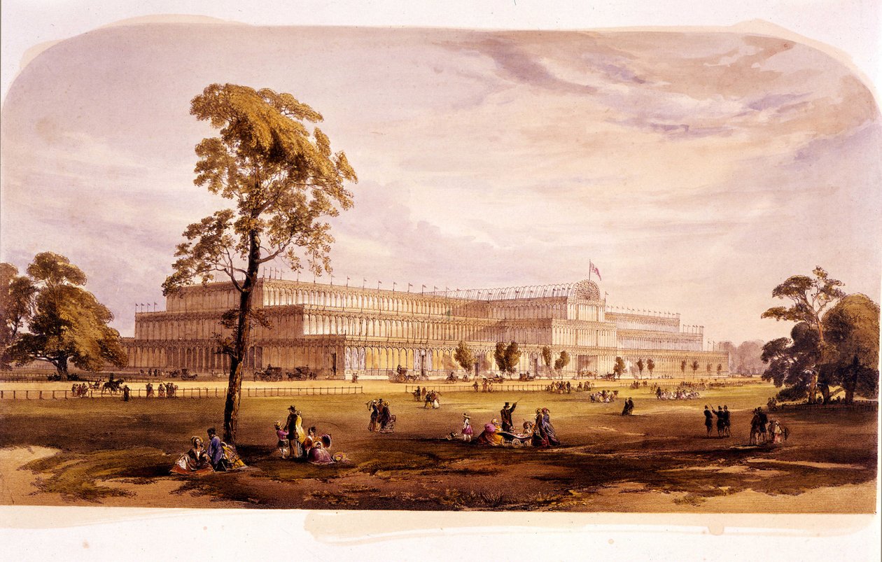 Rivoluzione industriale: vista del Crystal Palace, costruito da Joseph Paxton per l