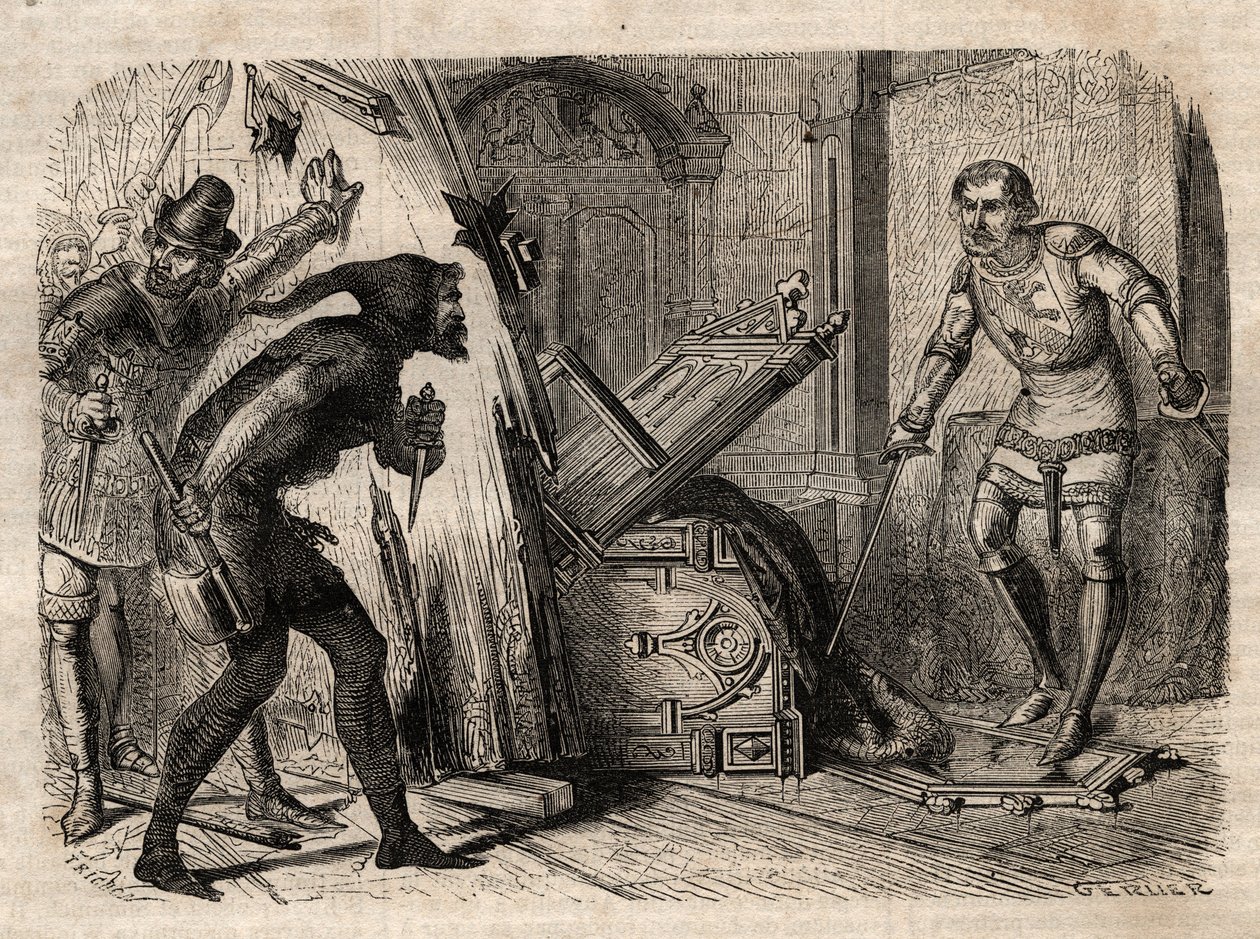 Jacob Van Artevelde, assassinato nel 1345 da Unknown artist