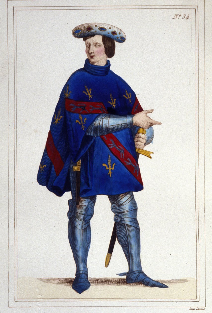 Jacques de Bourbon, Conte di La Marche, Conestabile di Francia nel 1354 (? -1361). da Unknown artist