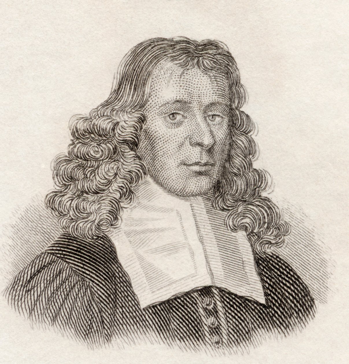 James Gregory (1638-75), matematico e astronomo scozzese, dal Dizionario Storico di Crabb, pub. 1825 da Unknown artist