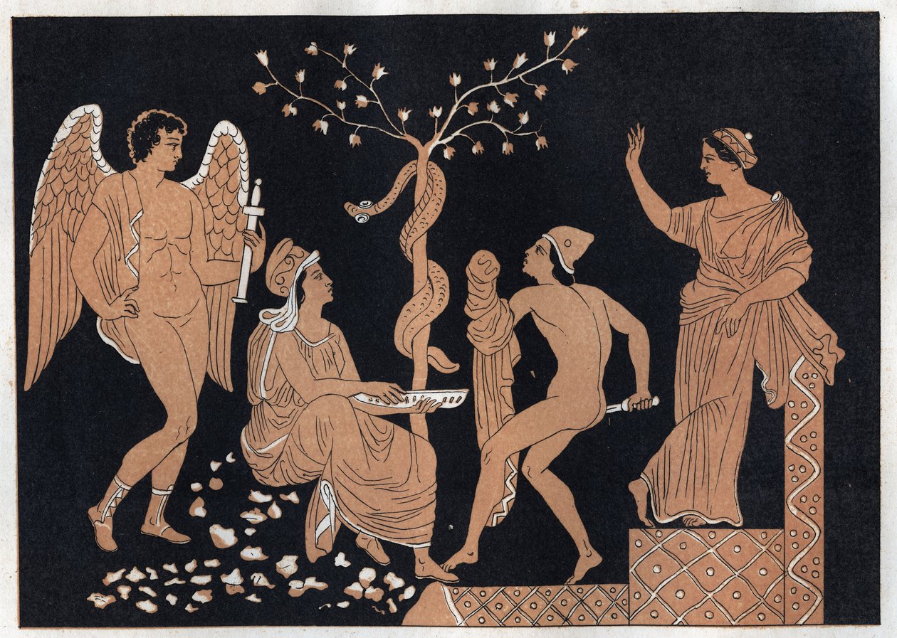 Giasone e Medea - incisione da "Usi e Costumi di Tutti i Popoli dell