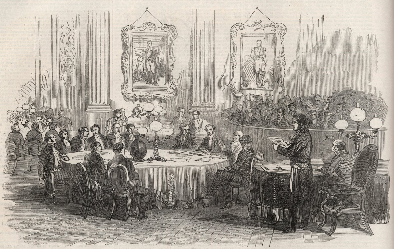 Jean-Jacques Berger (1790-1859) PREFETTO DELLA SENNA, proclamando i voti per l
