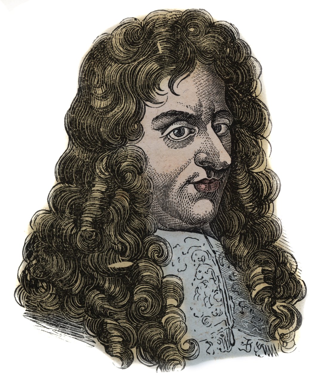 Jean Dominique Cassini (1625-1712) (Giandomenico) - astronomo inglese - incisione 1856 da Unknown artist