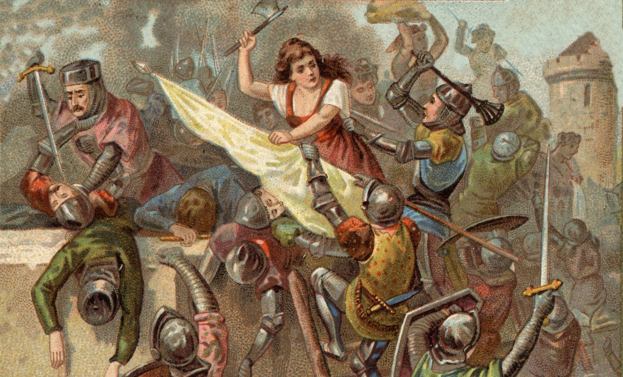 Jeanne Laisné detta Jeanne Hachette (nata nel 1454), figura della resistenza francese contro Carlo il Temerario durante l