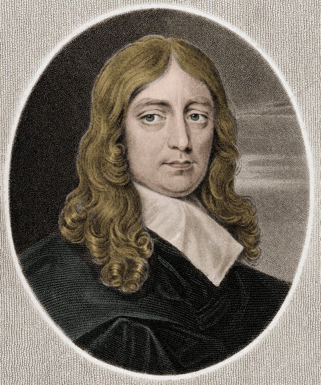 John Milton 1608-1674 - incisione - XIX secolo da Unknown artist
