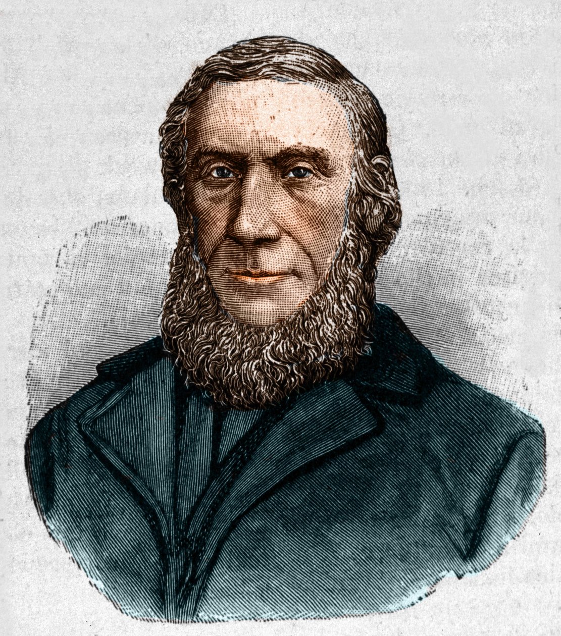 John Tyndall (1820-1893). Fisico irlandese da Unknown artist