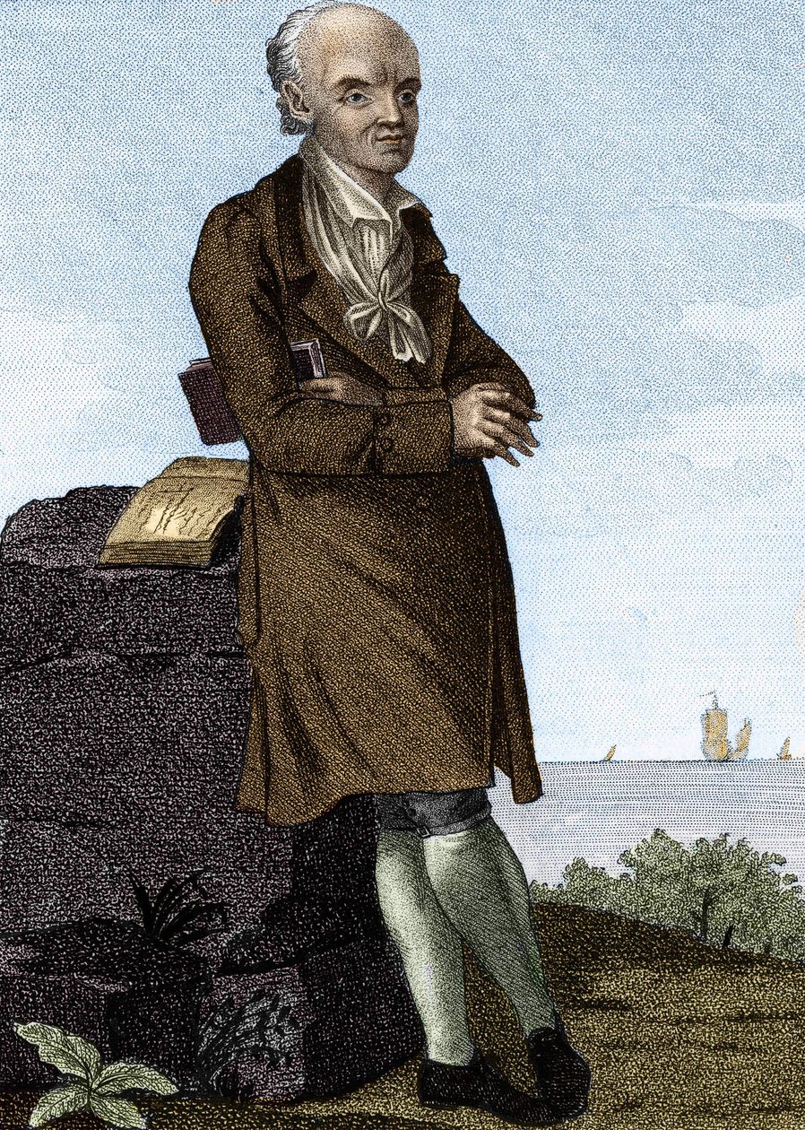 Joseph Jerome Lefrançois de Lalande, astronomo francese da Unknown artist