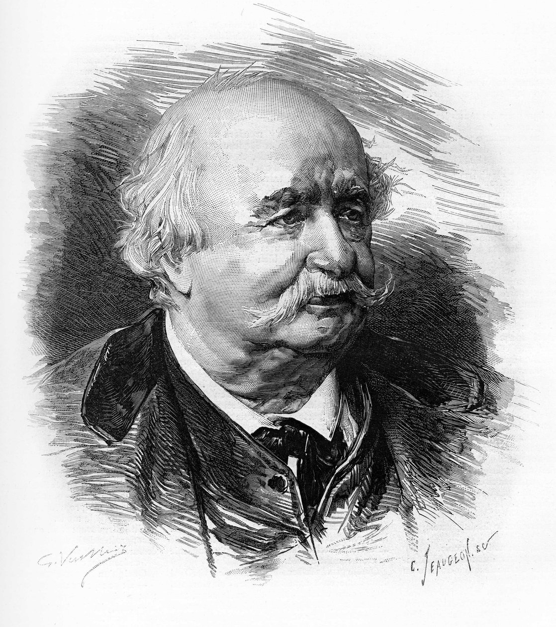 Jules Sandeau (1811-1883), scrittore, romanziere e drammaturgo francese da Unknown artist