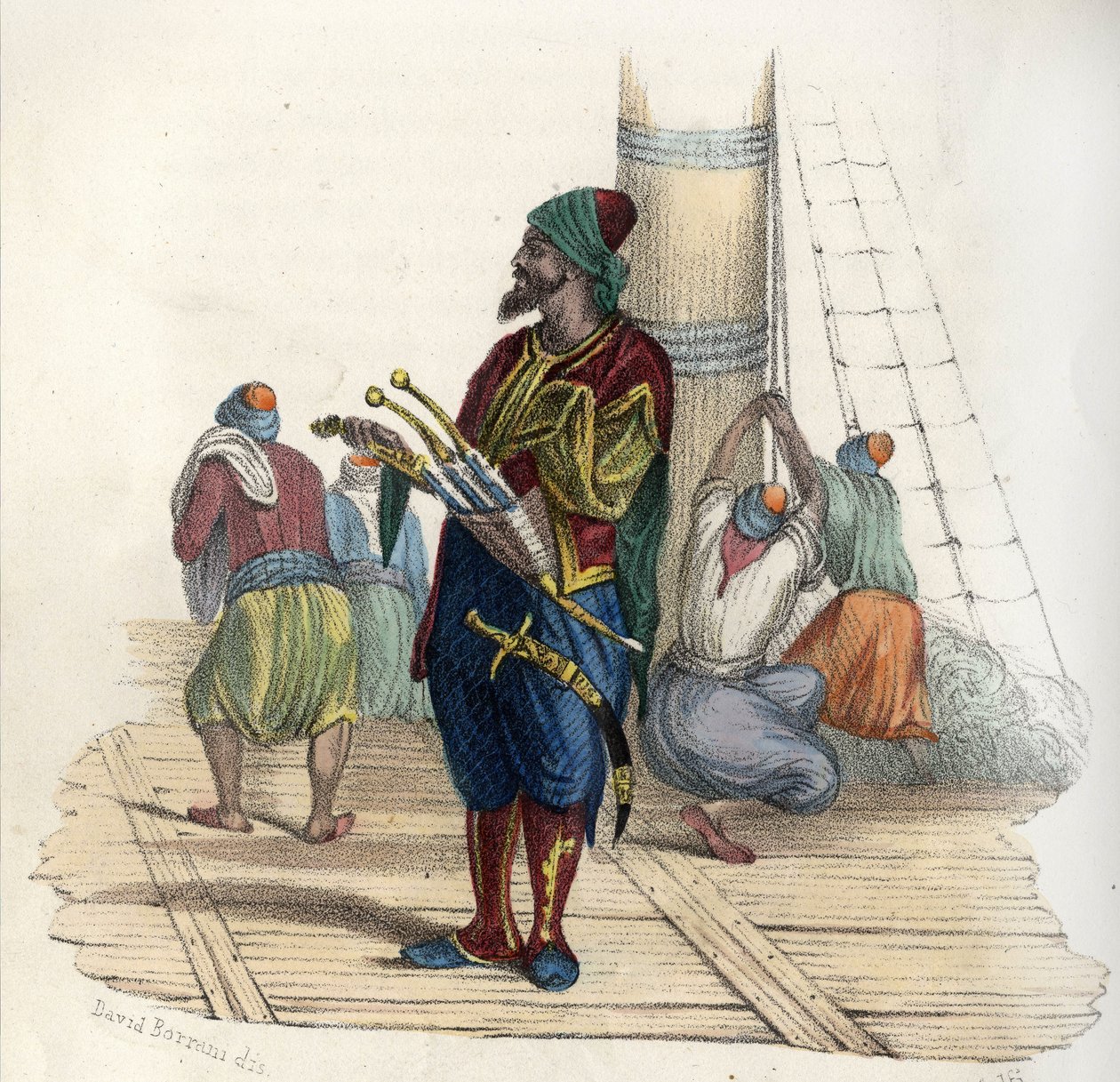 Khayr al-Din (1476-1546), noto come Barbarossa II, corsaro turco. Fondatore dello stato di Algeri nel XVI secolo. In "L