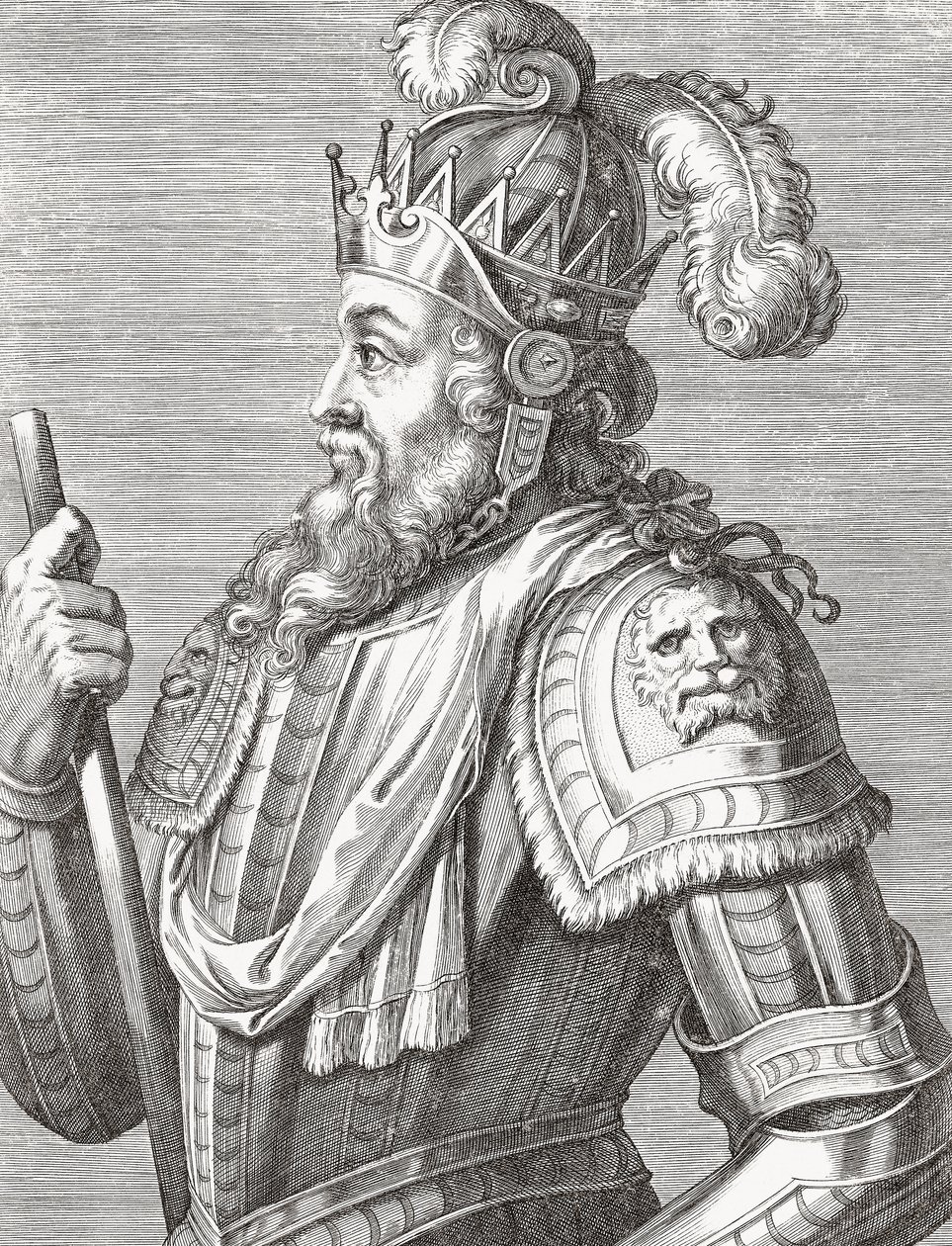 Re Alfonso V del Portogallo. Ritratto. da Unknown artist