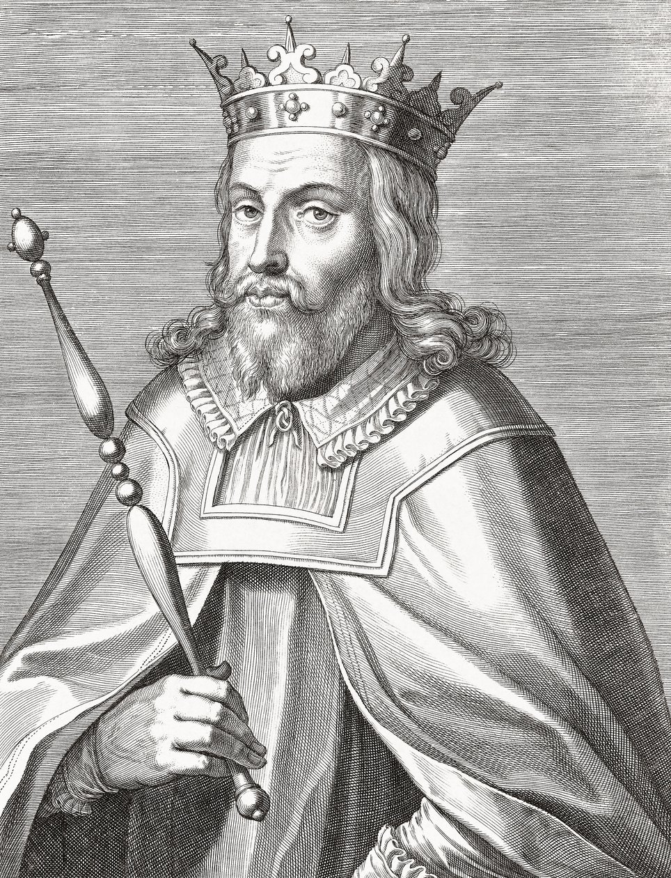 Re Duarte I del Portogallo. Edoardo I. Ritratto. da Unknown artist