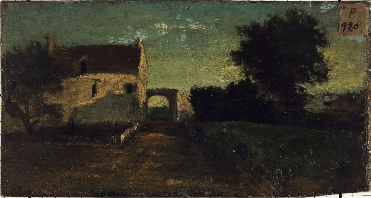 La porte de Clamart (), 1850 circa, tra il 1845 e il 1855 (olio su tavola) da Unknown artist