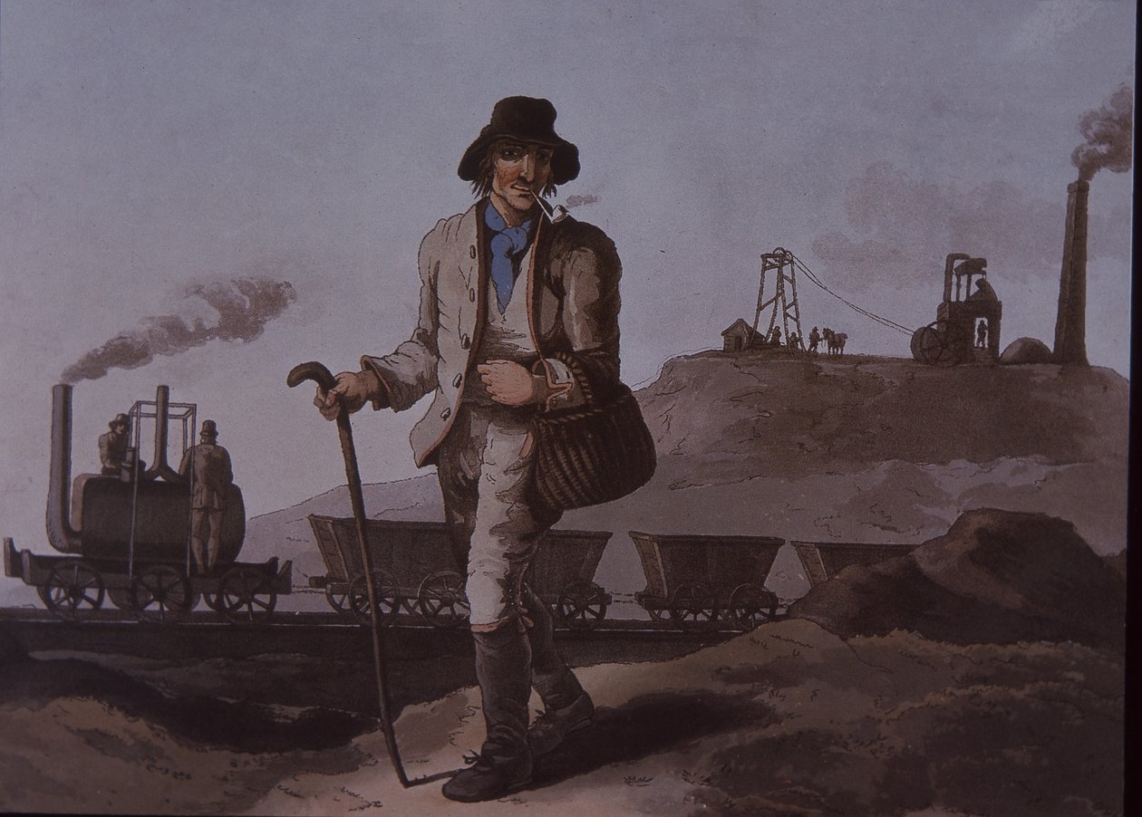 Lavoratore, prima rivoluzione industriale, inizio XIX secolo da Unknown artist