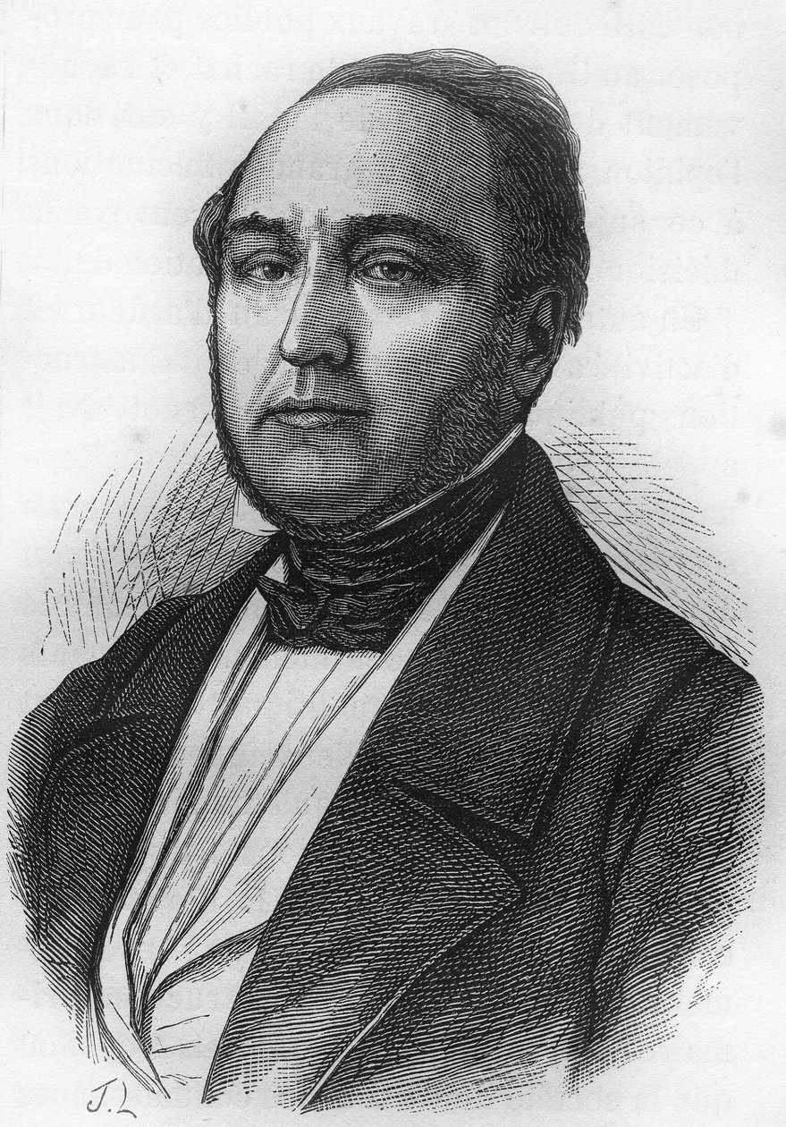 Lazare Hippolyte Carnot (1801-1888), politico francese da Unknown artist