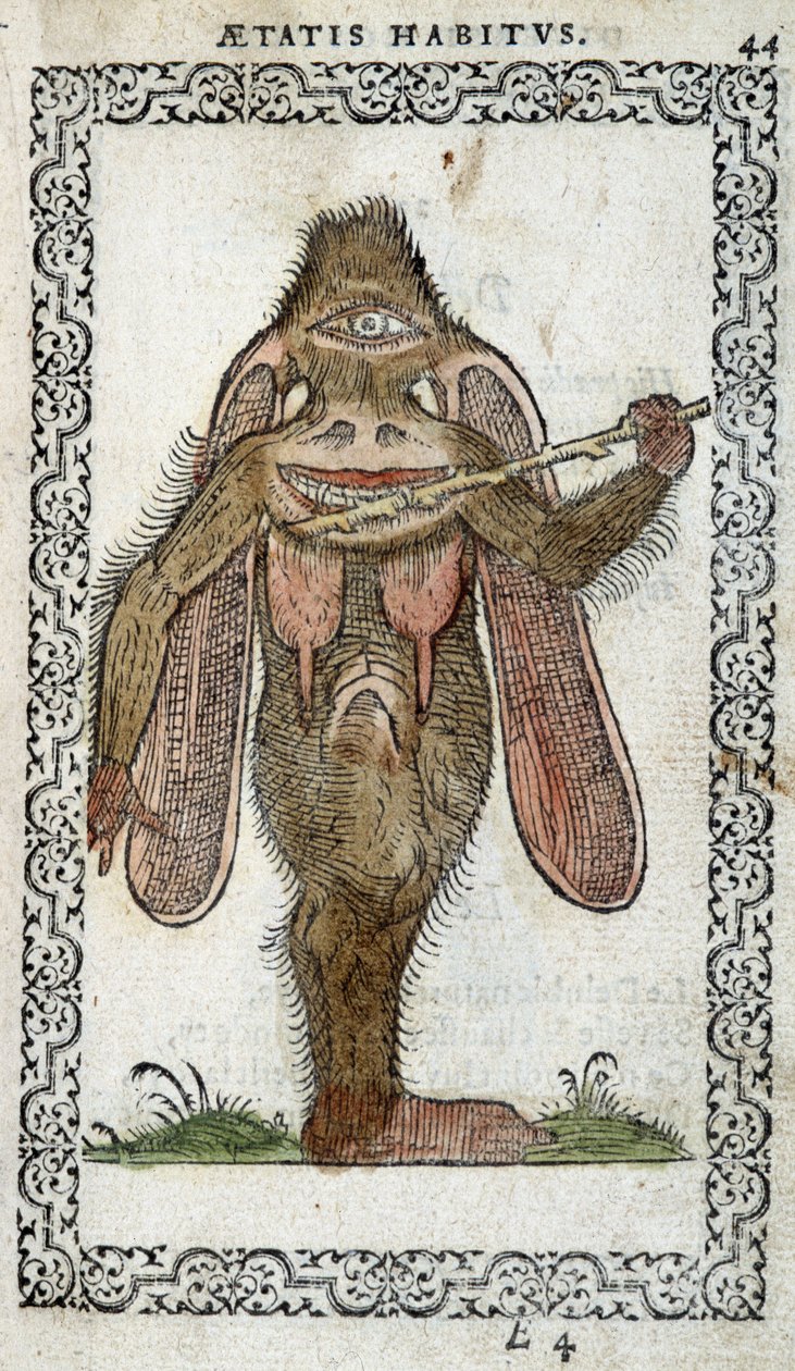 Il ciclope - in “Habits et effigies” di Jean Sluperius da Unknown artist