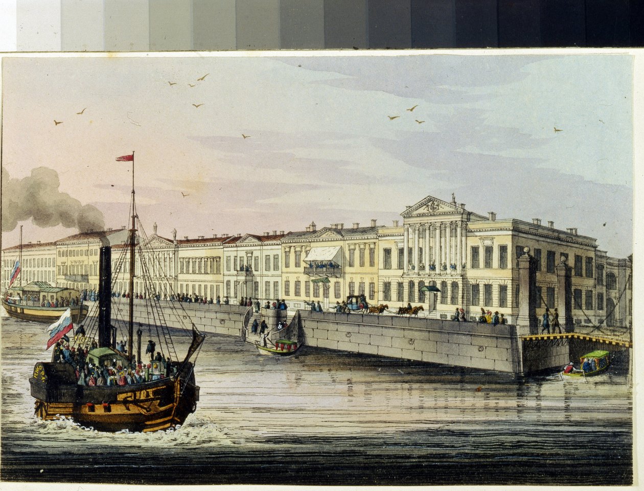 Il molo degli inglesi a San Pietroburgo da Unknown artist