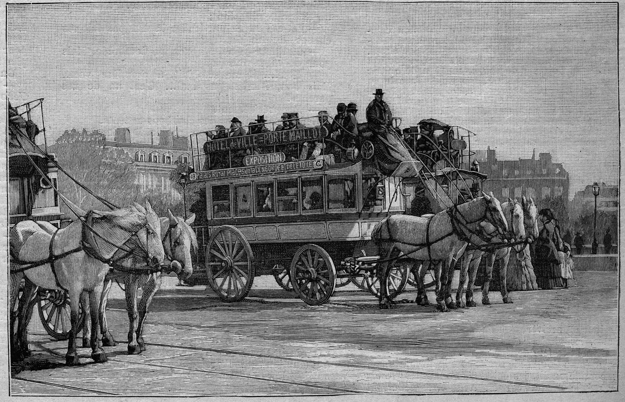 Les Omnibus de Paris nel XIX secolo: l