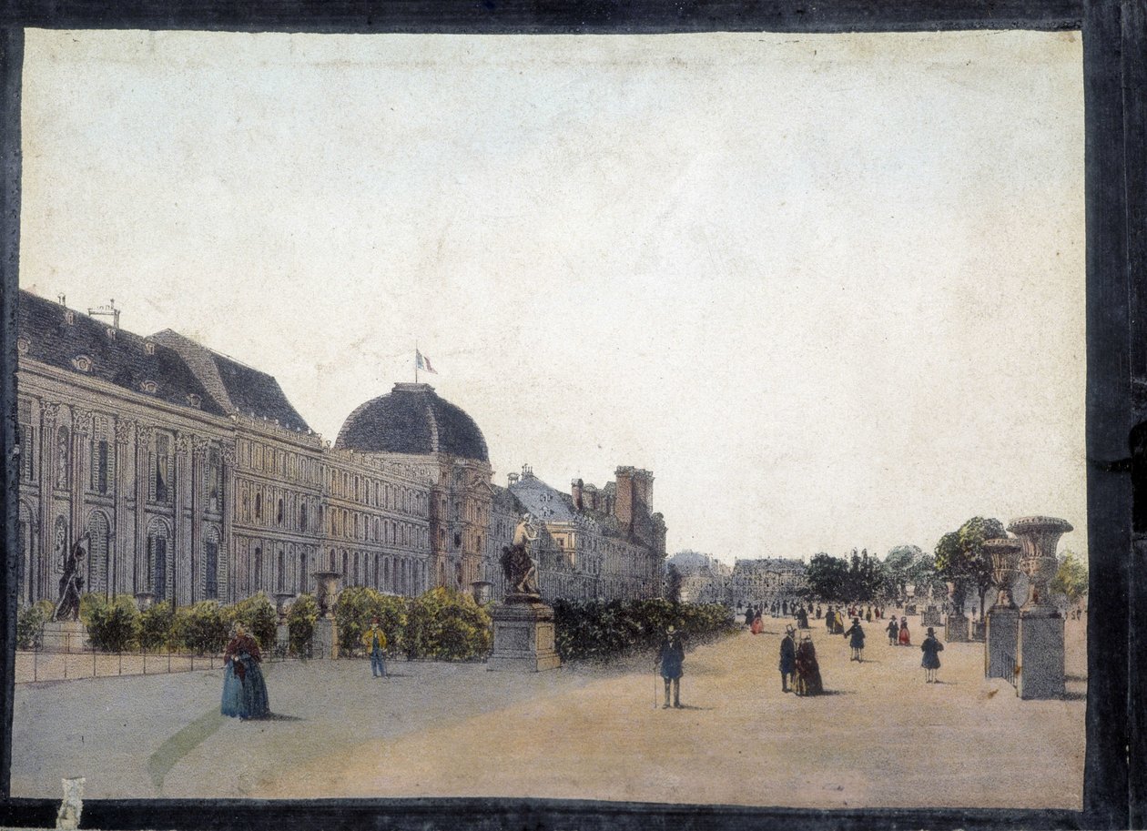 Les Tuileries - in "Views of Paris for Panoptic Polyorama", circa 1850 da Unknown artist