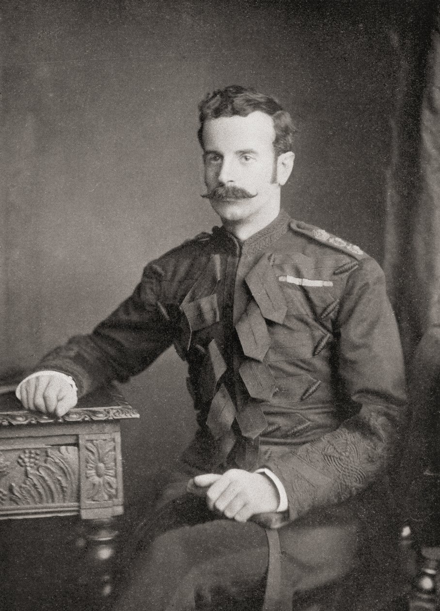 Tenente generale Douglas Mackinnon Baillie Hamilton Cochrane, 12° conte di Dundonald, dal libro South Africa and the Transvaal War di Louis Creswicke, pub. 1900 da Unknown